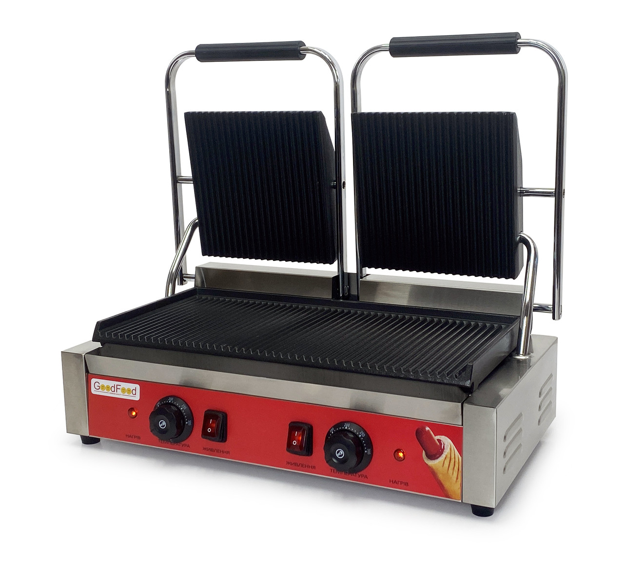 Контактний гриль GoodFood ECG20RR Panini RED