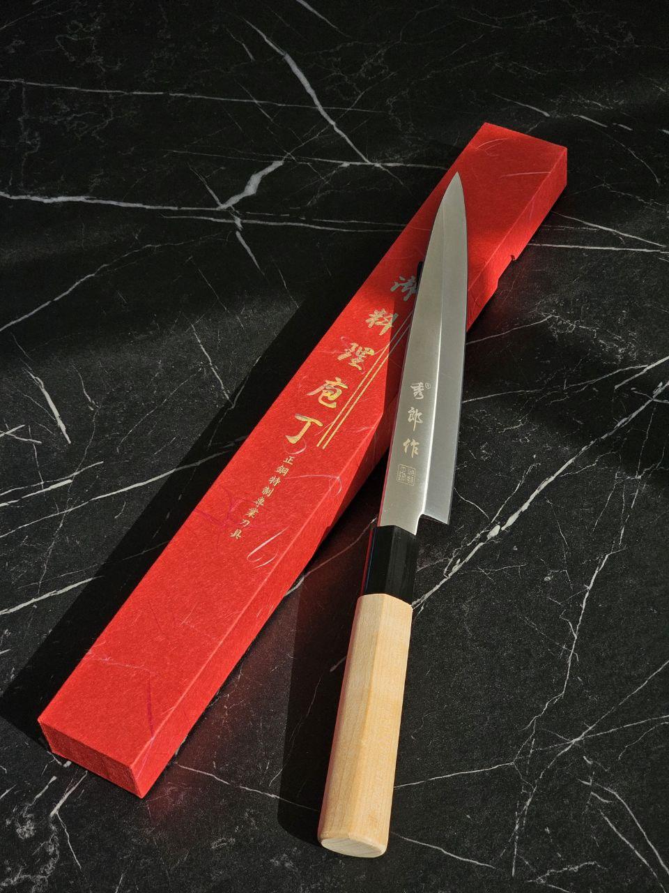 Ніж для суші YANAGIBA Seki Magoroku Red Wood
