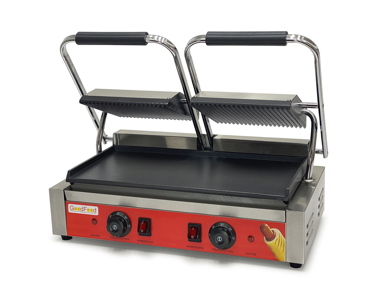 Контактний гриль GoodFood ECG20EA Panini RED