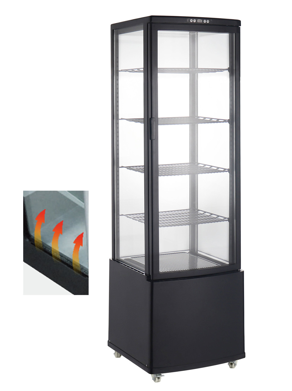 Холодильна шафа Frosty FL218 Black