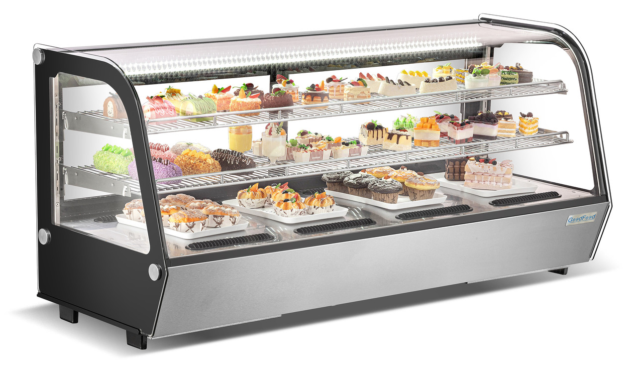 Вітрина холодильна GoodFood RTW250L нержавіюча сталь