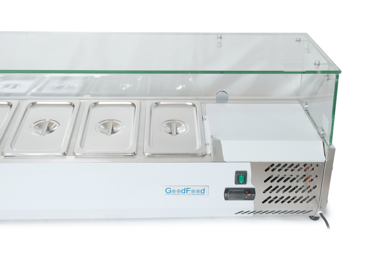 Холодильна вітрина для топінгу GoodFood GF-VRX1800/380-H6C