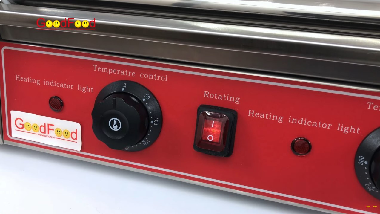 Роликовий гриль GoodFood HDRG14 RED