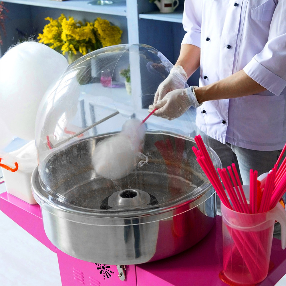 Аппарат для приготовления сладкой ваты GGM Gastro ZWET52 с тележкой
