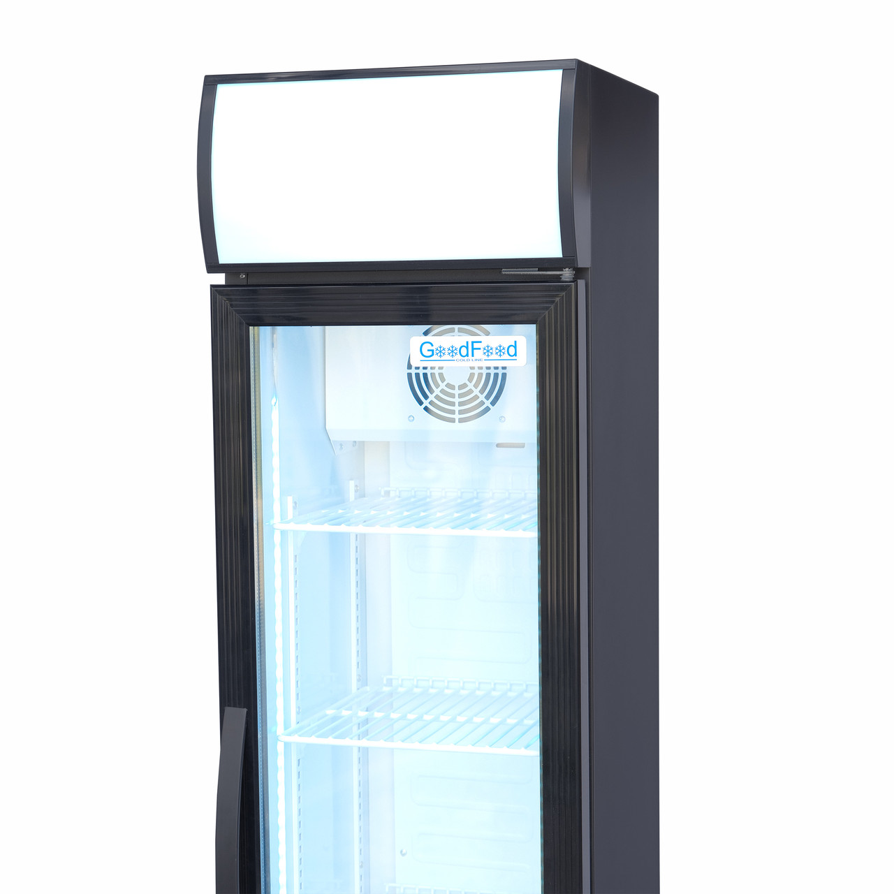 Холодильна шафа для напоїв GoodFood BC160BW2LED
