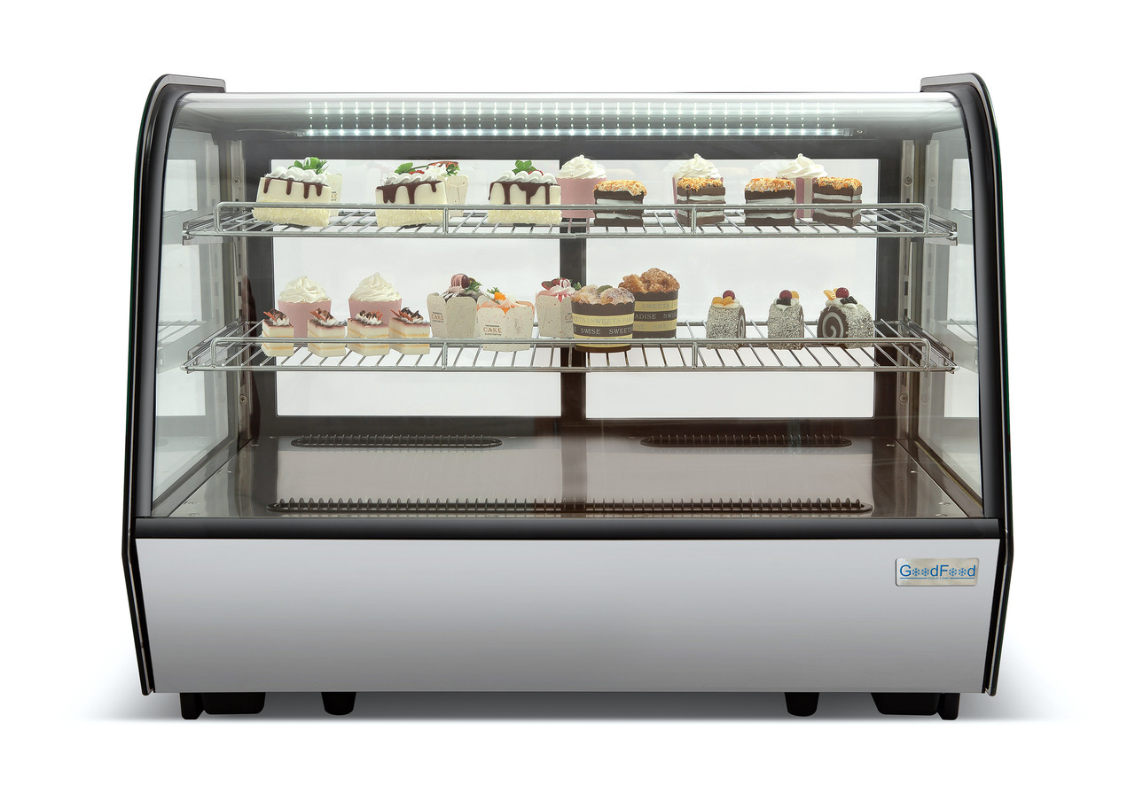 Вітрина холодильна GoodFood RTW160L нержавіюча сталь